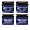 Mighty Max Battery 12V 22AH GEL Battery Replacement for Tiger Ray Sea Scooter - 4 Pack ML22-12GELMP4812